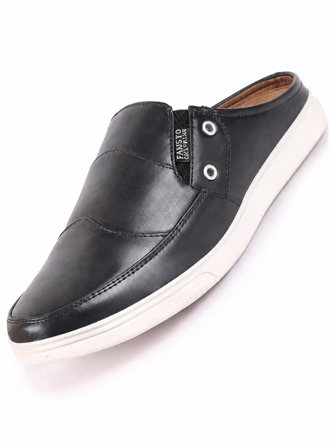Black Casual Slip-On Shoes